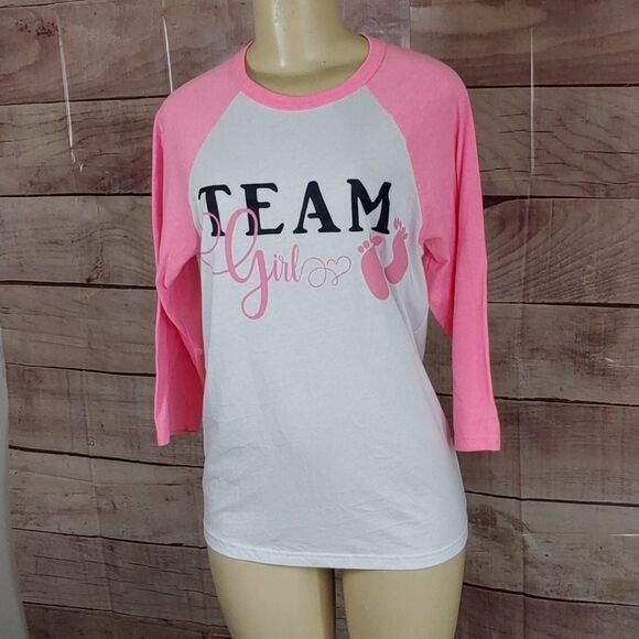 Team Girl baseball tee Size Medium PRICE FIRM 💥 - Picture 4 of 9